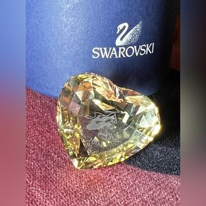 Swarovski Golden Heart Crystal